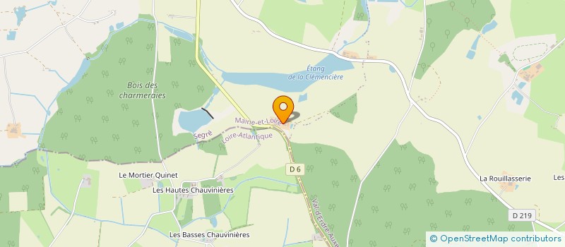 localisation de l'entreprise LAMBERT  VAL D'ERDRE-AUXENCE