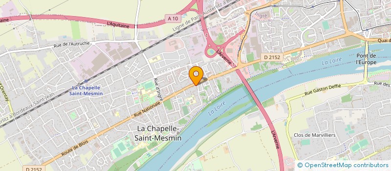 localisation de l'entreprise LAMBERT à CHAINGY