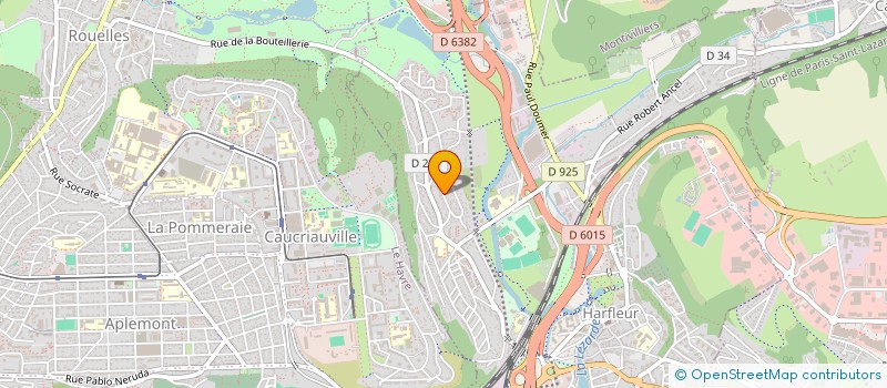 localisation de l'entreprise LAMBERT  HARFLEUR