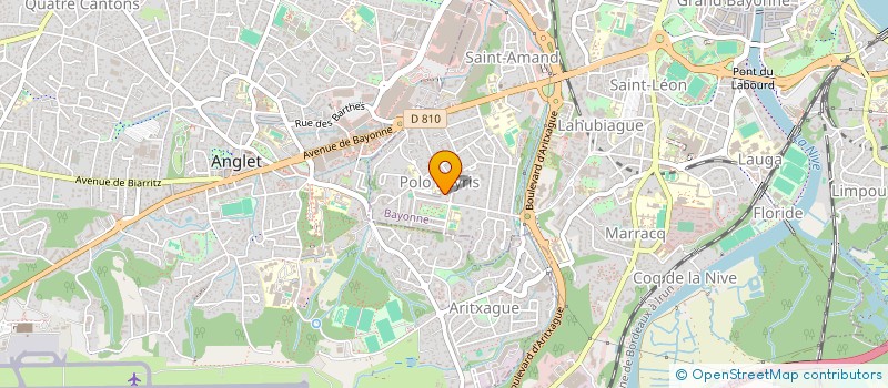 localisation de l'entreprise LAMBERT à BAYONNE