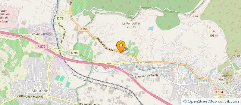 localisation de l'entreprise LAMBERT  HYERES