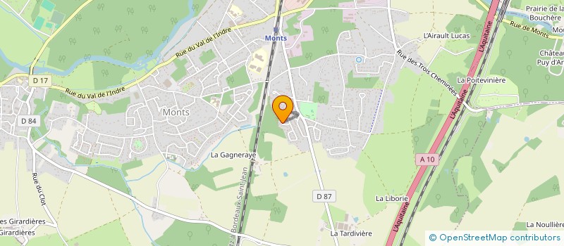 localisation de l'entreprise LAMBERT AS  MONTS