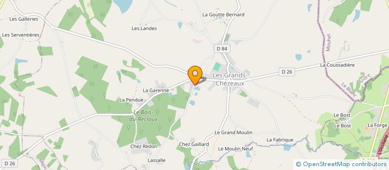 localisation de l'entreprise LAMBERT CHRISTIAN à LES GRANDS-CHEZEAUX