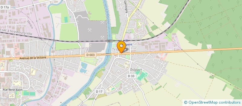 localisation de l'entreprise LAMBERT COUVERTURE  TRILPORT