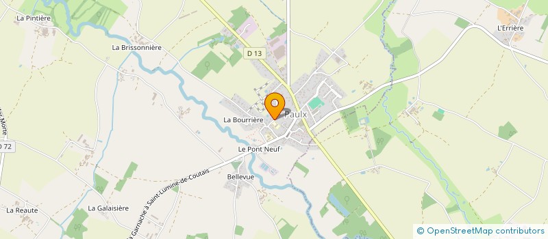 localisation de l'entreprise LAMBERT ELECTRICITE  PAULX