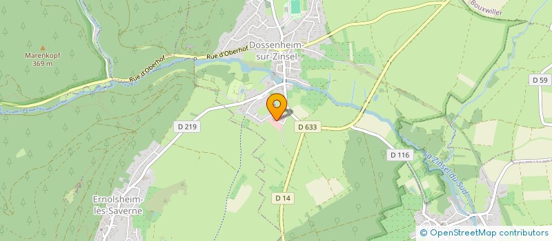 localisation de l'entreprise LAMBERT EMMANUEL  DOSSENHEIM-SUR-ZINSEL