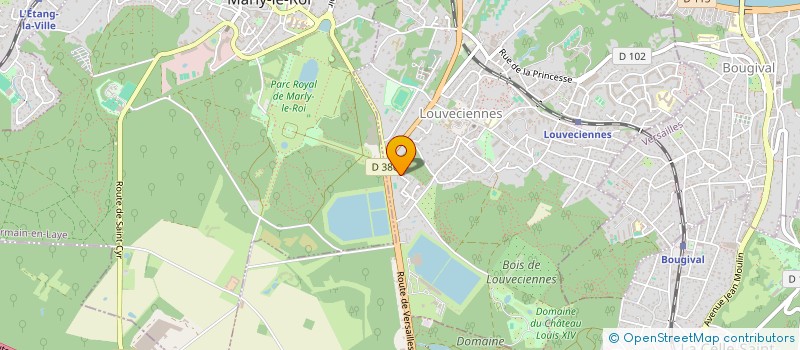 localisation de l'entreprise LAMBERT ET FILLES  LOUVECIENNES