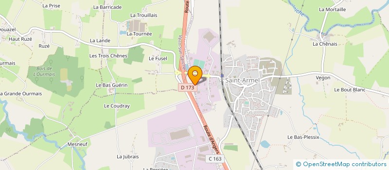 localisation de l'entreprise LAMBERT ET FILS à SAINT-ARMEL