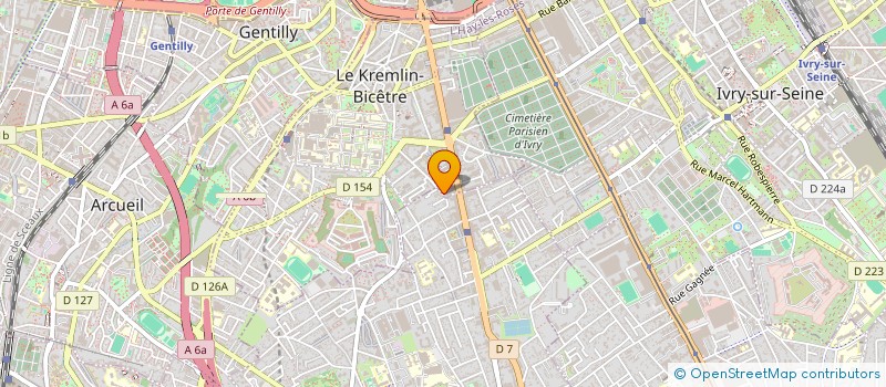 localisation de l'entreprise LAMBERT FERRETTE ET ASSOCIES  LE KREMLIN-BICETRE