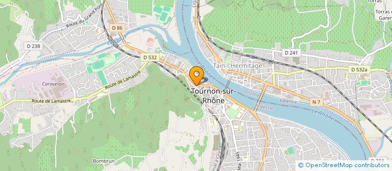 localisation de l'entreprise LAMBERT FREDERIC à TOURNON-SUR-RHONE