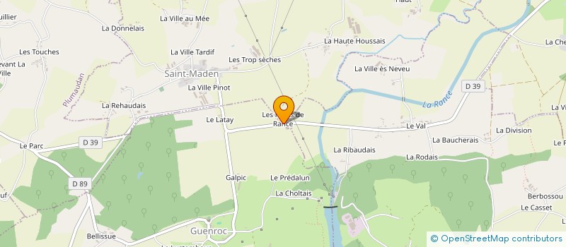 localisation de l'entreprise LAMBERT FRERES  GUENROC