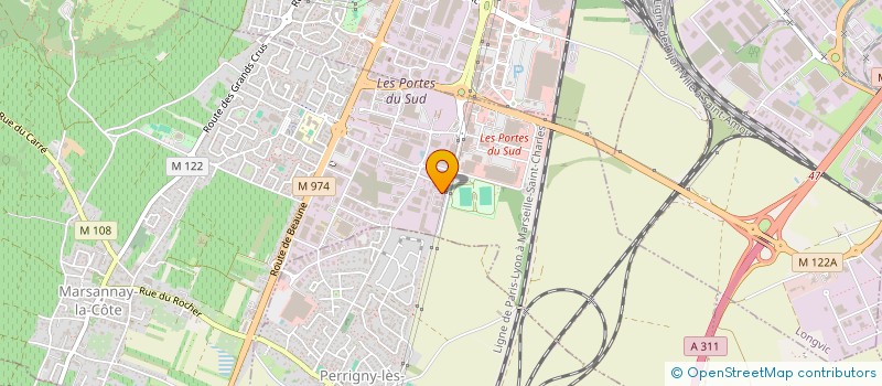 localisation de l'entreprise LAMBERT GESTION à MARSANNAY-LA-COTE