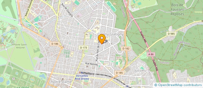 localisation de l'entreprise LAMBERT IMMOBILIER à VERSAILLES