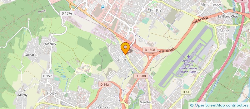 localisation de l'entreprise LAMBERT IMMOBILIER  EPAGNY METZ-TESSY