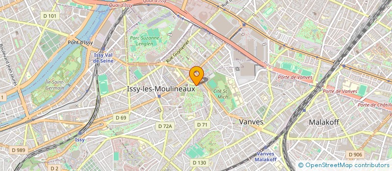 localisation de l'entreprise LAMBERT IMMOBILIER à ISSY-LES-MOULINEAUX
