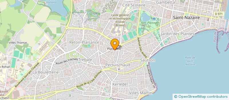 localisation de l'entreprise LAMBERT INDIVISION  SAINT-NAZAIRE