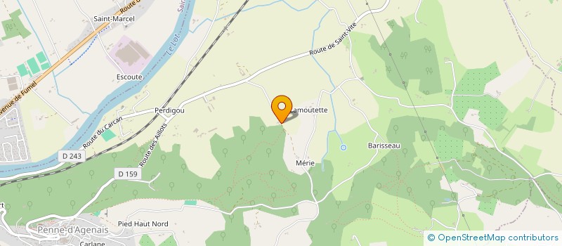 localisation de l'entreprise LAMBERT MOTOCULTURE  TRENTELS