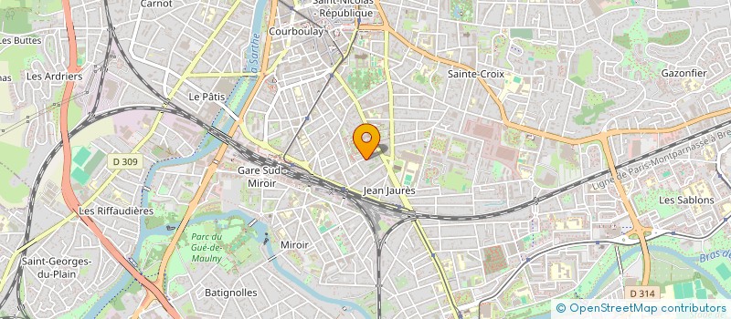 localisation de l'entreprise LAMBERT-MOUY  LE MANS