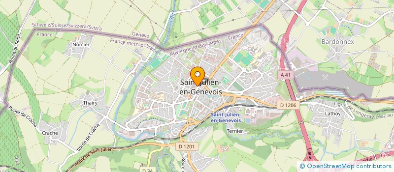 localisation de l'entreprise LAMBERT NEYDENS  SAINT-JULIEN-EN-GENEVOIS