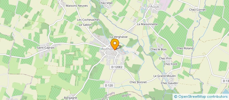 localisation de l'entreprise LAMBERT POTIER  AUTHON-EBEON