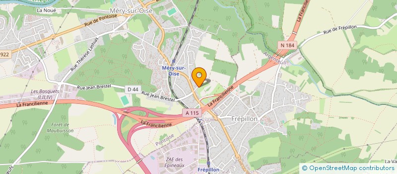 localisation de l'entreprise LAMBERT RACING  MERY-SUR-OISE