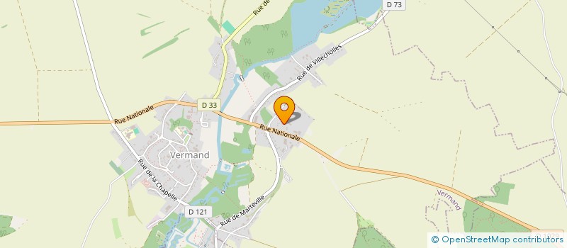localisation de l'entreprise LAMBERT ROMUALD  VERMAND
