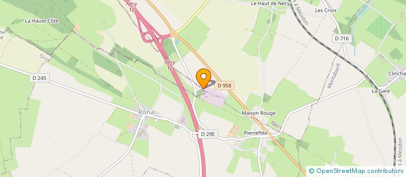 localisation de l'entreprise LAMBERT TRANSPORTS à NECY