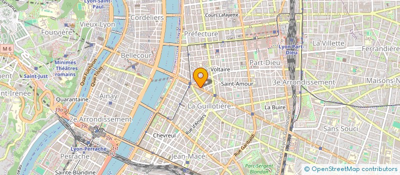 localisation de l'entreprise LAMBERT-VERNAY ET ASSOCIES  LYON