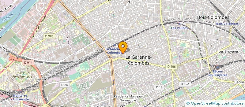 localisation de l'entreprise LAMBERT YVES CONSEIL à LA GARENNE-COLOMBES