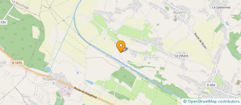 localisation de l'entreprise LAMBERTI INVESTISSEMENTS  LES AVENIERES VEYRINS-THUELLIN