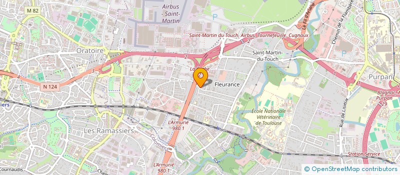 localisation de l'entreprise LAMBERTIN  TOULOUSE