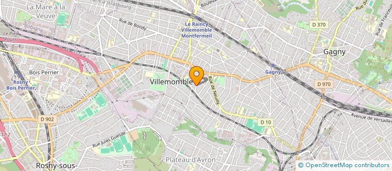 localisation de l'entreprise LAMBERTON à VILLEMOMBLE