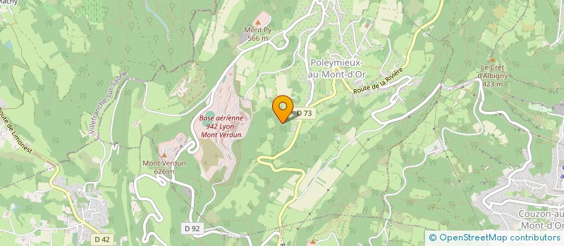 localisation de l'entreprise LAMBERTON MULTI BENNES  POLEYMIEUX AU MONT D'OR