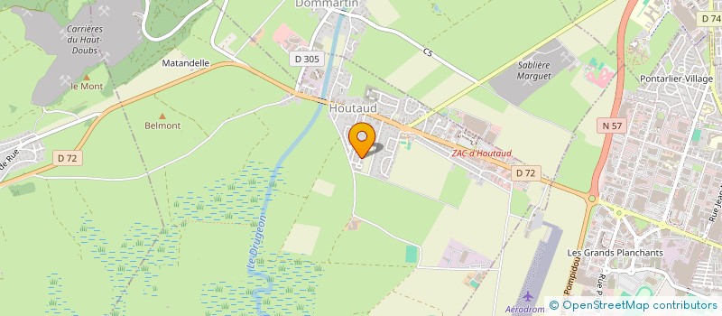 localisation de l'entreprise LAMBERTROY  HOUTAUD