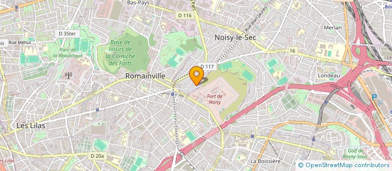 localisation de l'entreprise LAMBERTY HORSE à NOISY-LE-SEC