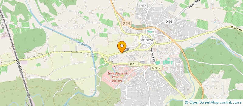 localisation de l'entreprise LAMBESC PROMOTIONS  LAMBESC