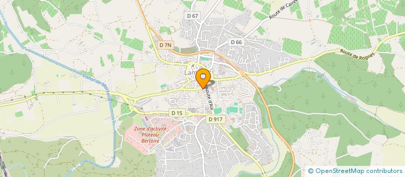 localisation de l'entreprise LAMBESC VILLAGE COMMERCANT  LAMBESC