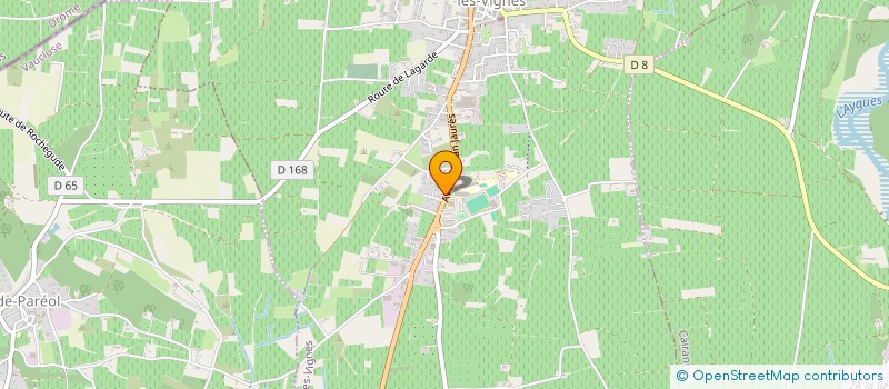 localisation de l'entreprise LAMBET  SAINTE-CECILE-LES-VIGNES