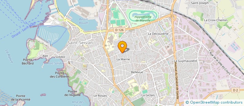 localisation de l'entreprise LAMBETY à SAINT-MALO