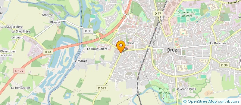 localisation de l'entreprise LAMBHA à BRUZ