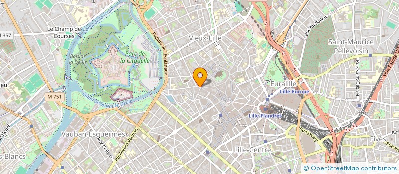 localisation de l'entreprise LAMBIMMO à LILLE