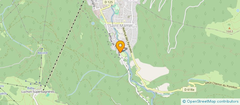 localisation de l'entreprise LAMBINITY  BAGNERES-DE-LUCHON