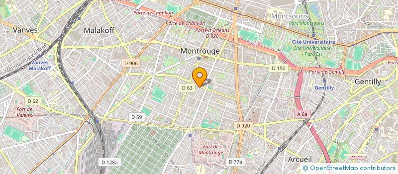 localisation de l'entreprise LAMBLONDEL  MONTROUGE