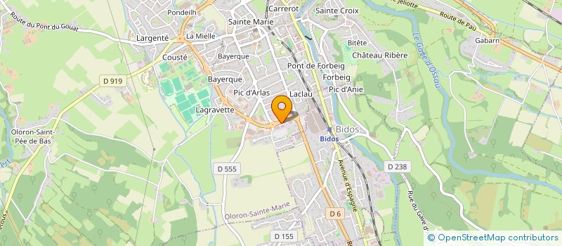 localisation de l'entreprise LAMBOC à OLORON-SAINTE-MARIE