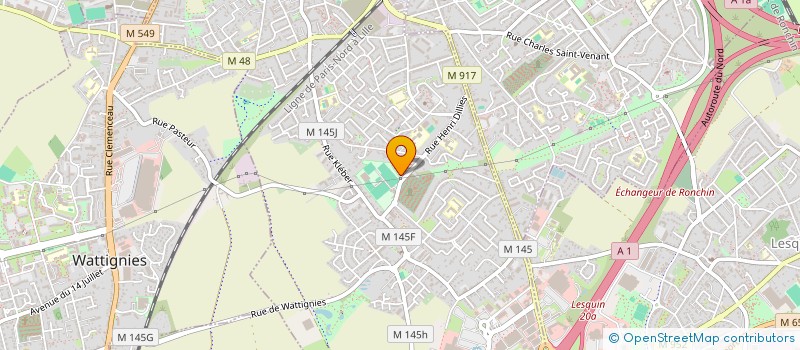 localisation de l'entreprise LAMBOUR BERTRAND  FACHES-THUMESNIL