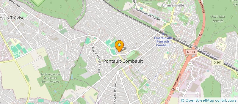 localisation de l'entreprise LAMBOUR INDIVISION à PONTAULT-COMBAULT