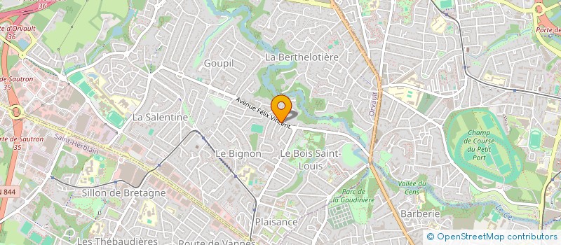 localisation de l'entreprise LAMBOURG-VILLAIN à ORVAULT