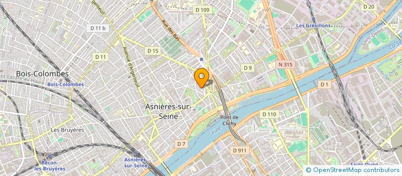 localisation de l'entreprise LAMBRE SAS à ASNIERES-SUR-SEINE