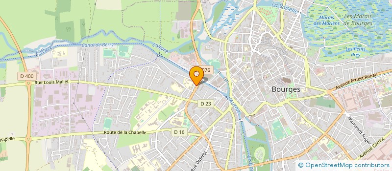 localisation de l'entreprise LAMBRECHT  BOURGES