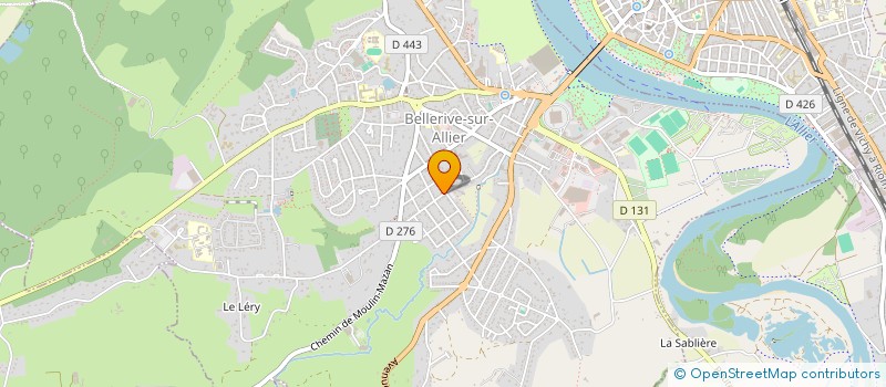 localisation de l'entreprise LAMBRISYE  BELLERIVE-SUR-ALLIER